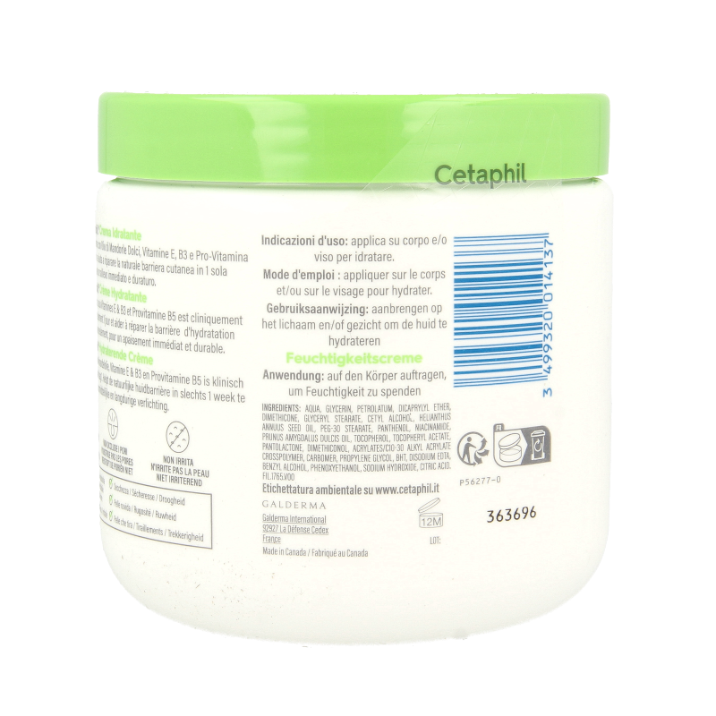 Cetaphil Hydraterende creme 450 Gram