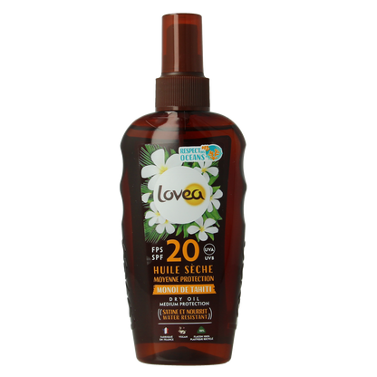 Lovea Dry oil medium protection tahiti monoi SPF20 150 Milliliter