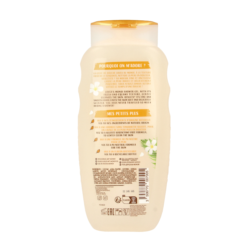 Lovea Showergel Monoi 400 Milliliter