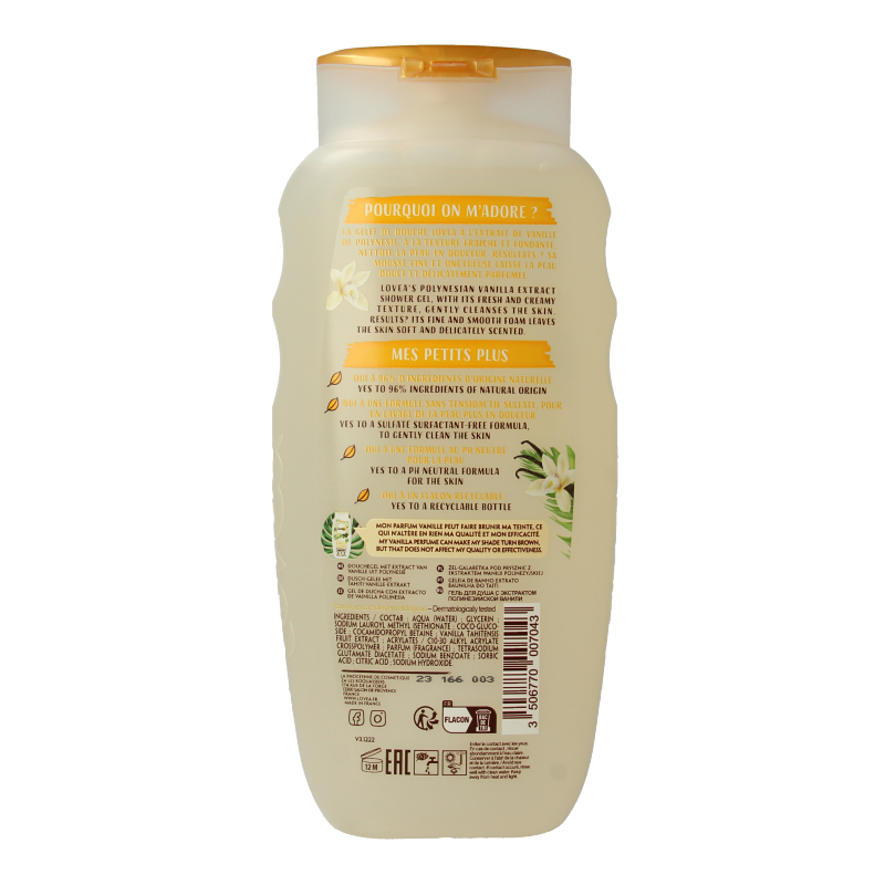 Lovea Showergel Vanilla 400 Milliliter