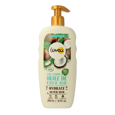Lovea Bodylotion organic coconut oil for dry skin 250 Milliliter