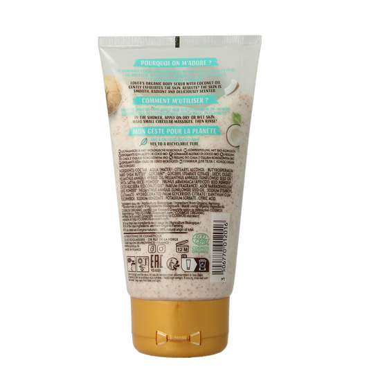 Lovea Bodyscrub coconut oil dry skin organic 150.00 Milliliter
