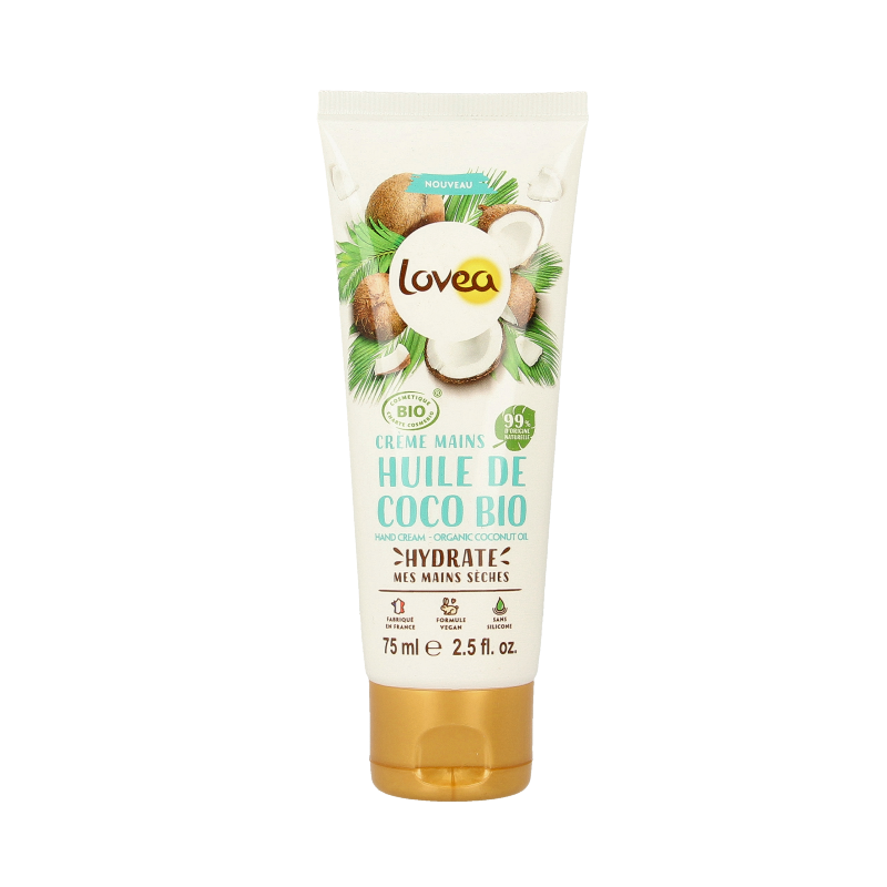 Lovea Hand cream organic coco oil 75 Milliliter
