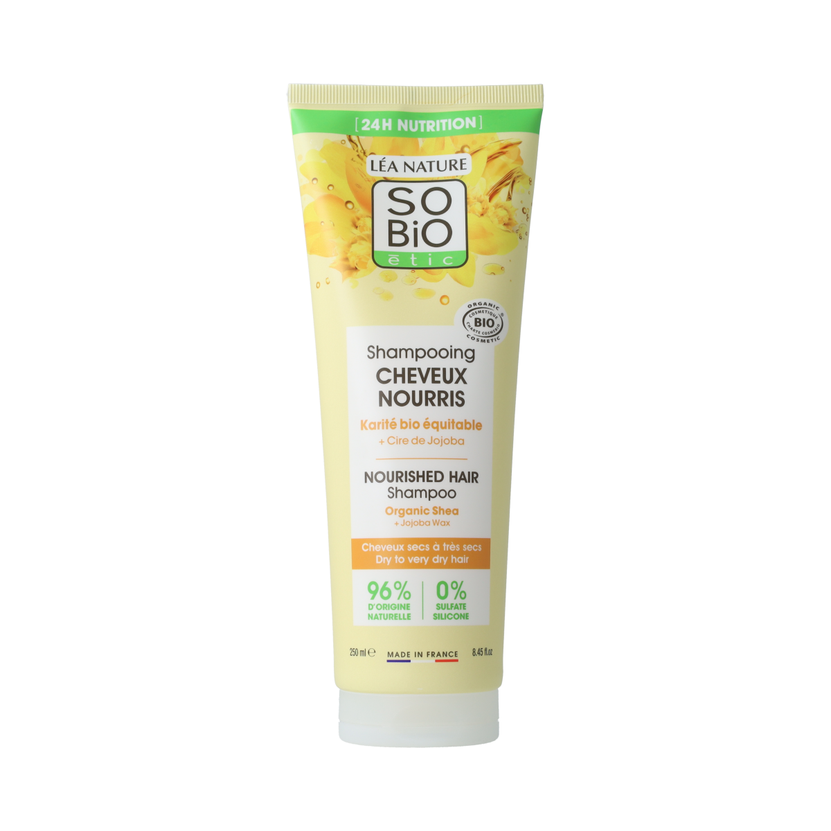 So Bio Etic Nourished Hair Shampoo with Shea and Argan 250.00 Milliliter