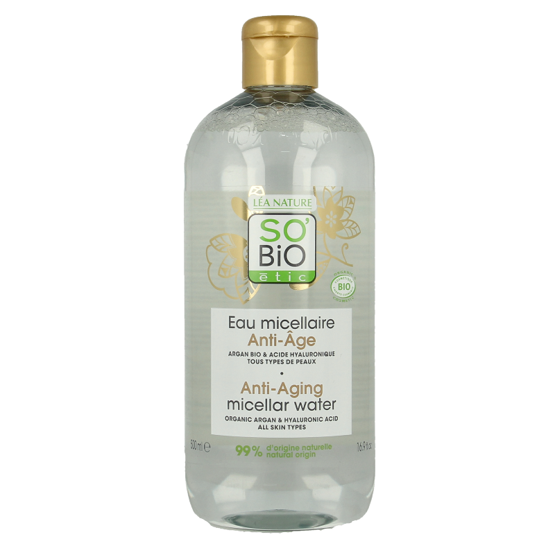 So Bio Etic Argan anti-aging micellar water 500 Milliliter