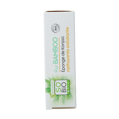 So Bio Etic Bamboo konjac sponge 1.00 Stuks