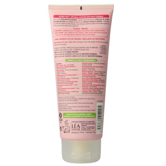 So Bio Etic Conditioner colour & shine hibiscus 200 Milliliter