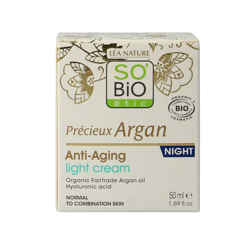 So Bio Etic Anti-aging night fluid 50 Milliliter