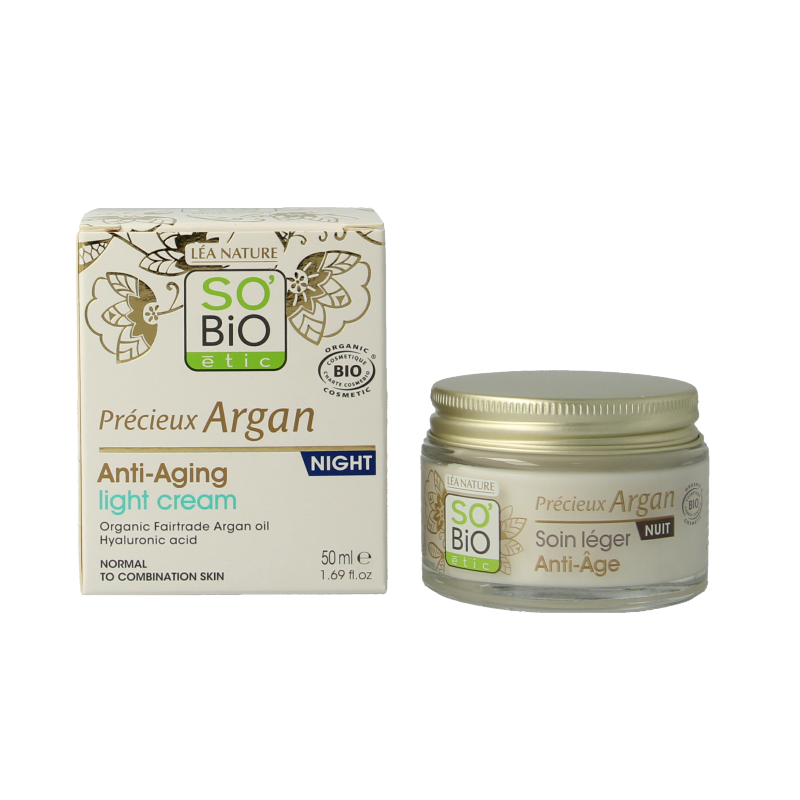 So Bio Etic Anti-aging night fluid 50 Milliliter