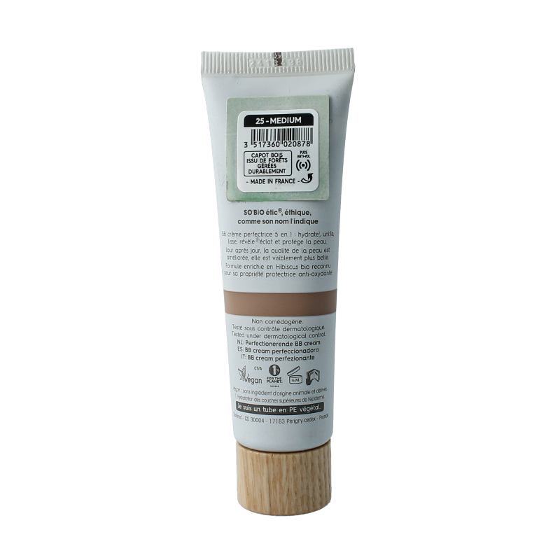 So Bio Etic BB cream 5in1 perfect 25 medium 30 Milliliter