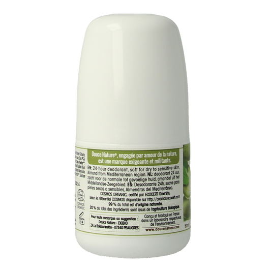 Douce Nature Deodorant roll on droge/gevoelige huid bio 50 Milliliter