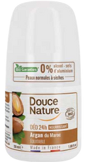 Douce Nature Deodorant roll on normale/droge huid bio 50 Milliliter