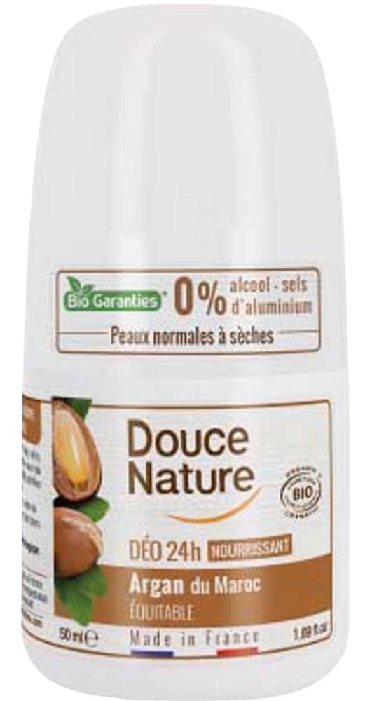 Douce Nature Deodorant roll on normale/droge huid bio 50 Milliliter