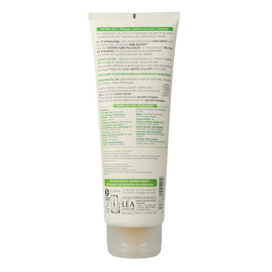 So Bio Etic Shampoo anti roos tea tree 250 Milliliter