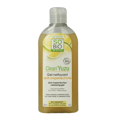 So Bio Etic Clean yuzu cleansing gel 200.00 Milliliter