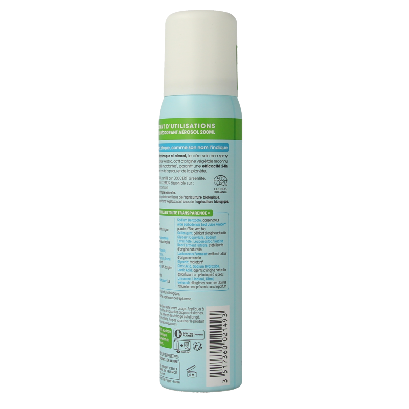 So Bio Etic Deospray women aloe vera 100 Milliliter