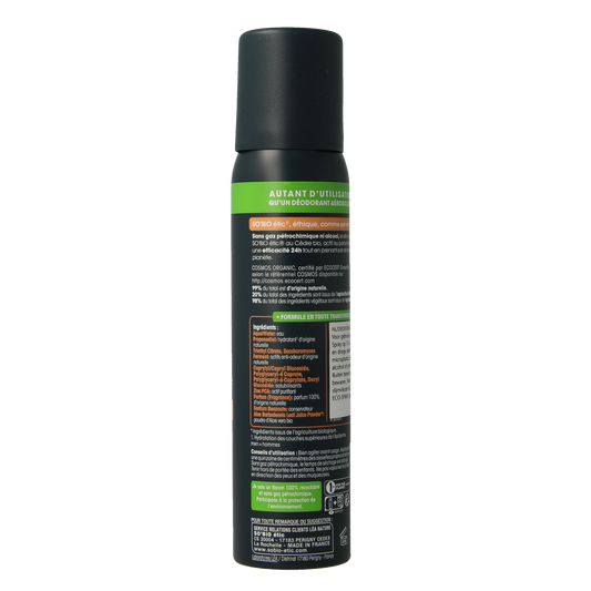 So Bio Etic For men deospray ceder 100.00 Milliliter