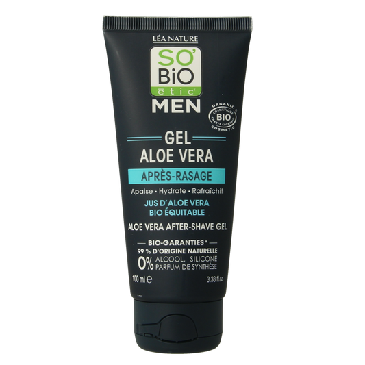 So Bio Etic For men aftershave gel aloe vera 100.00 Milliliter