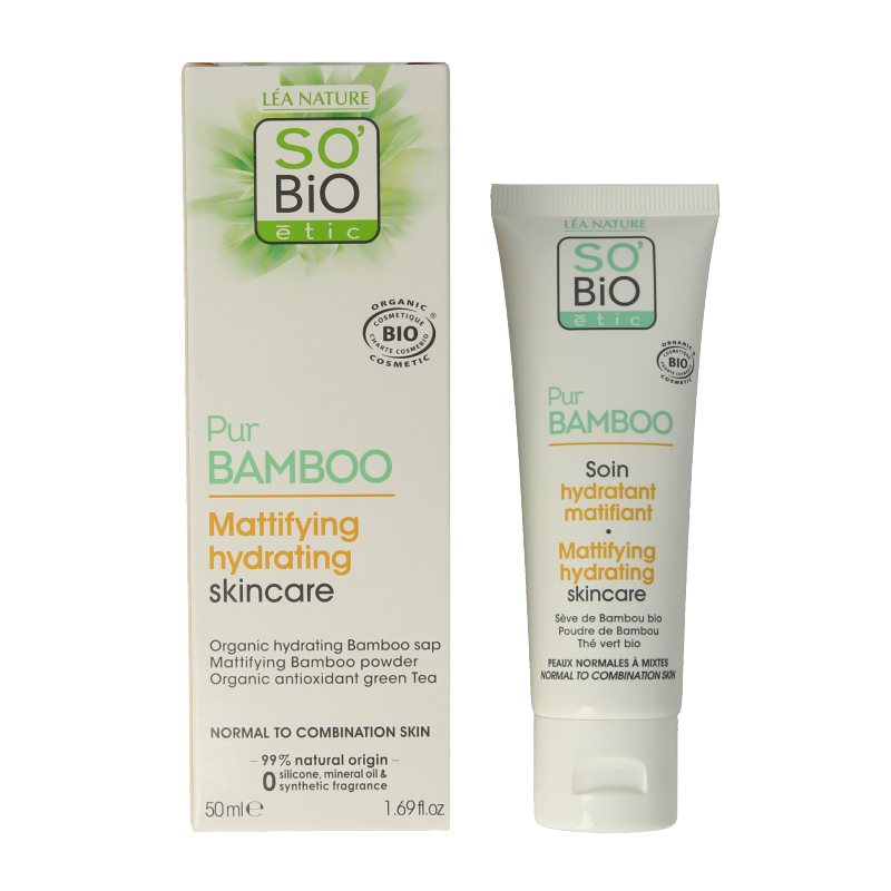 So Bio Etic Bamboo mattifying hydrating cream 50 Milliliter