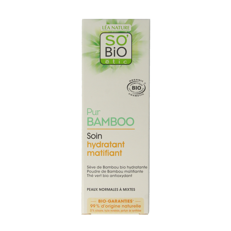 So Bio Etic Bamboo mattifying hydrating cream 50 Milliliter