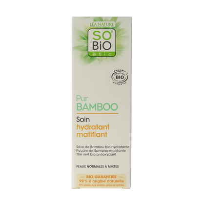 So Bio Etic Bamboo mattifying hydrating cream 50.00 Milliliter