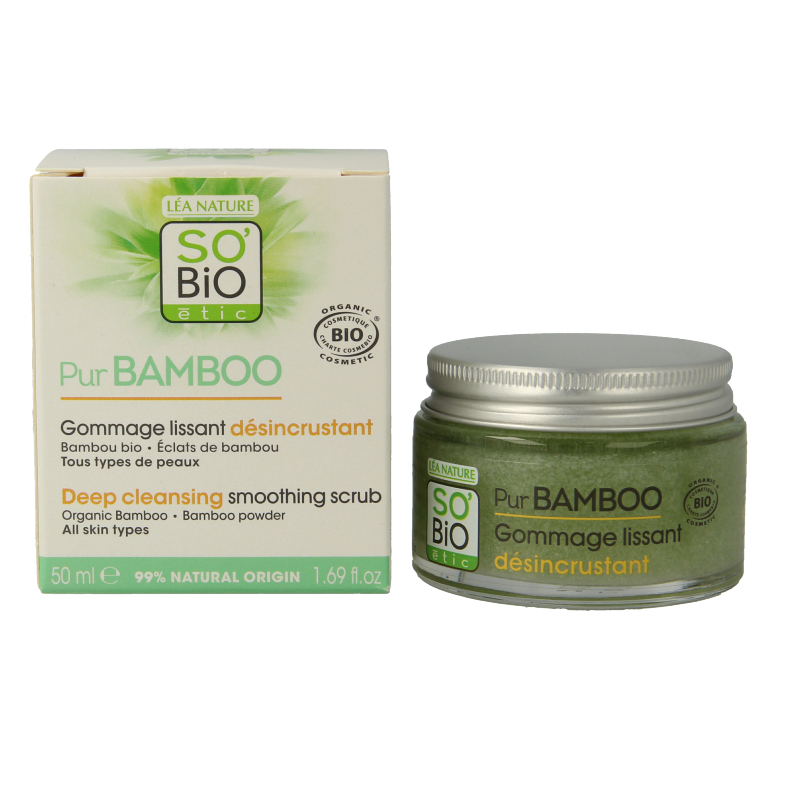 So Bio Etic Bamboo Deep cleansing smoothing scrub 50 Milliliter