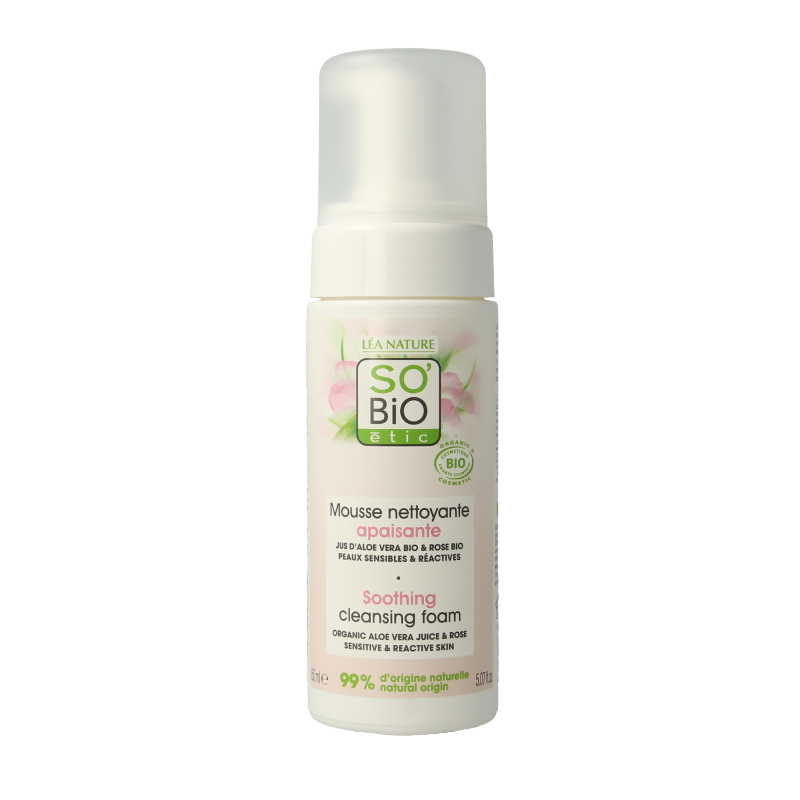 So Bio Etic Aloe vera cleansing foam 150 Milliliter