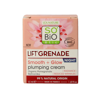 So Bio Etic Lift grenade night cream 50 Milliliter