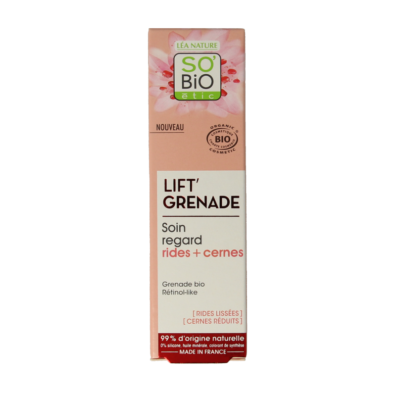 So Bio Etic Lift grenade eye contour cream 15 Milliliter