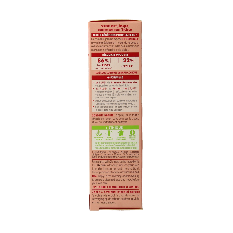 So Bio Etic Lift grenade serum 30 Milliliter