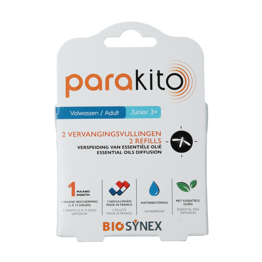 Parakito Anti mug armband navullingen 2 Stuks