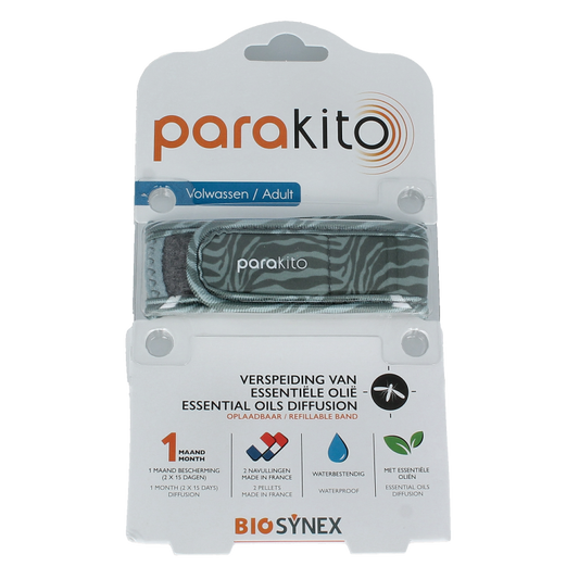 Parakito Anti mug armband volwassenen jungle 1 Stuks