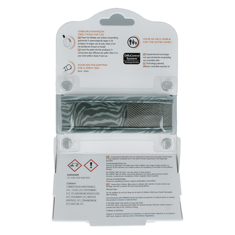 Parakito Anti mug armband volwassenen jungle 1 Stuks