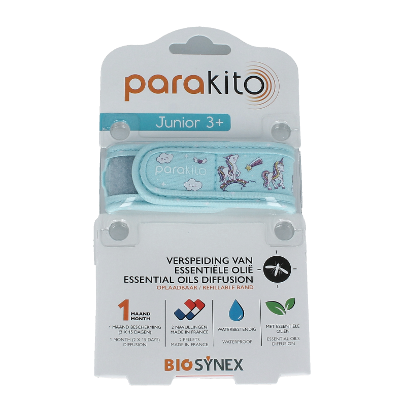Parakito Anti mug armband junior eenhoorn 1 Stuks