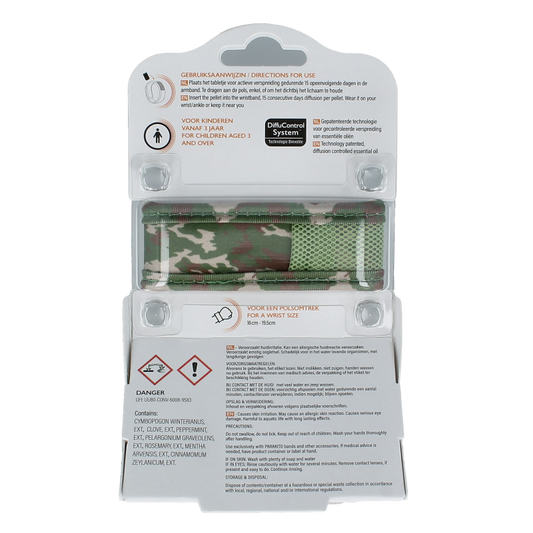 Parakito Anti mug armband junior camouflage 1 Stuks
