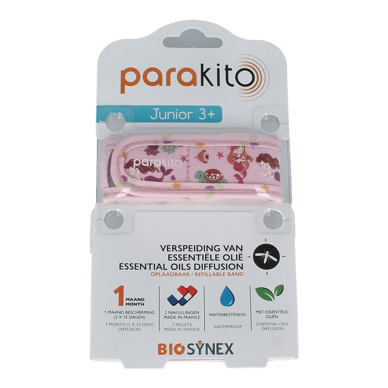 Parakito Anti mug armband junior zeemeermin 1 Stuks