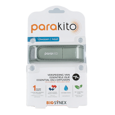 Parakito Anti mug armband volwassenen kaki 1.00 Stuks