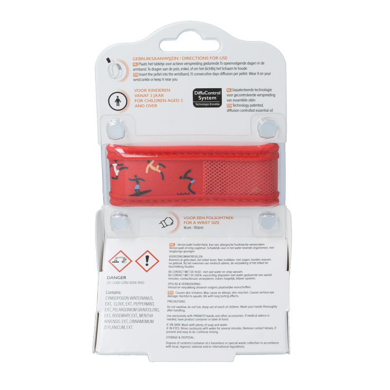 Parakito Anti mug armband junior sport 1 Stuks