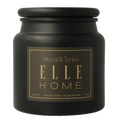 Elle Home Wood en tonka candle jar 350 Gram