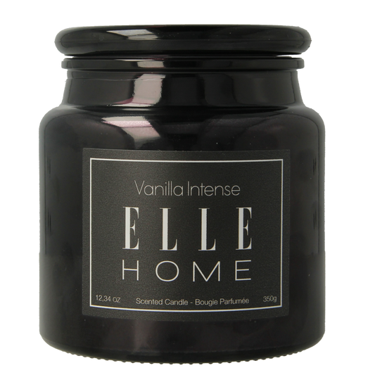 Elle Home Vanilla intense candle jar 350 Gram