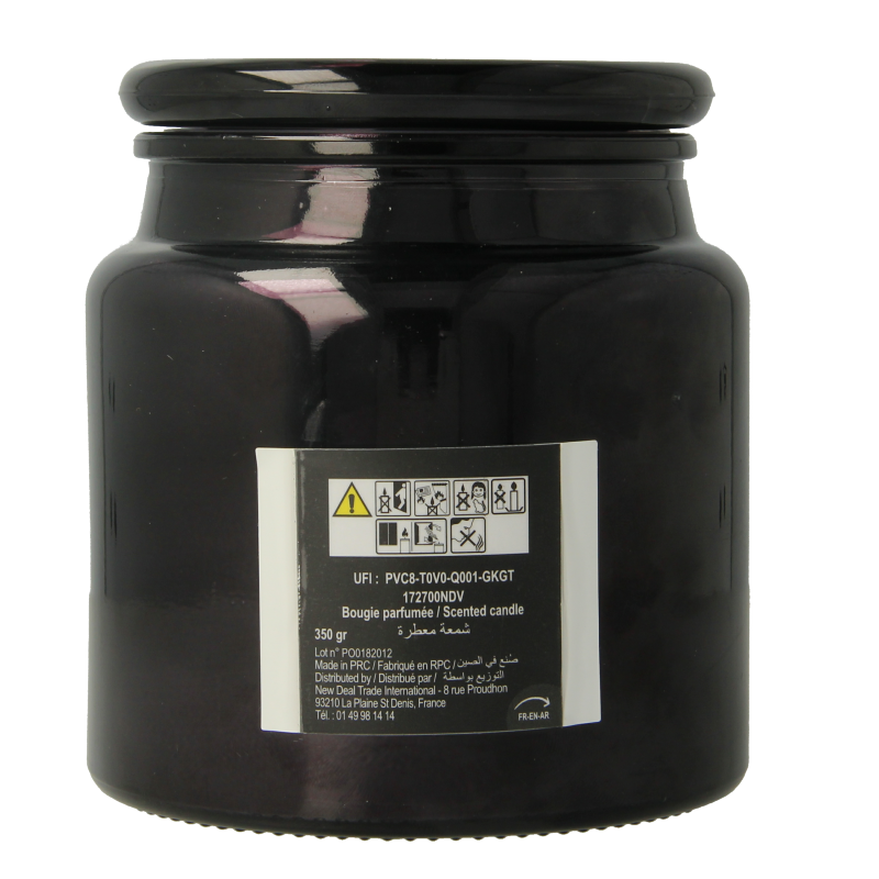 Elle Home Vanilla intense candle jar 350 Gram