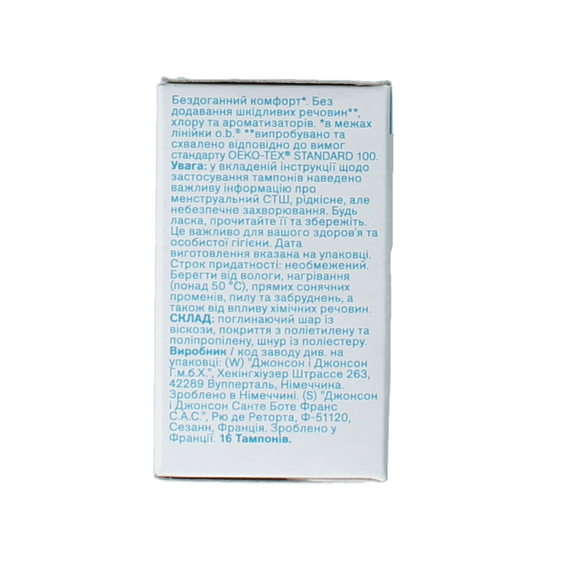 OB Tampons procomfort super 16 Stuks