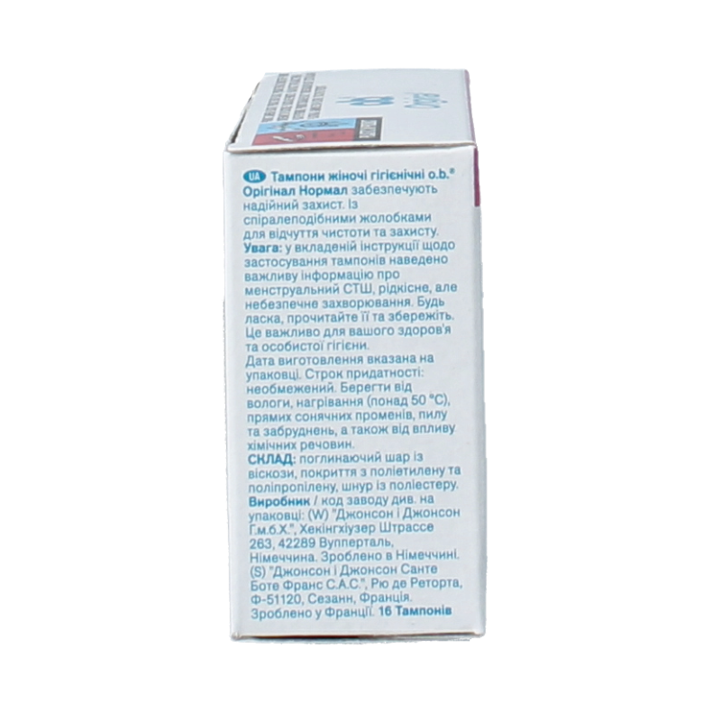 OB Tampons original normal 16 Stuks