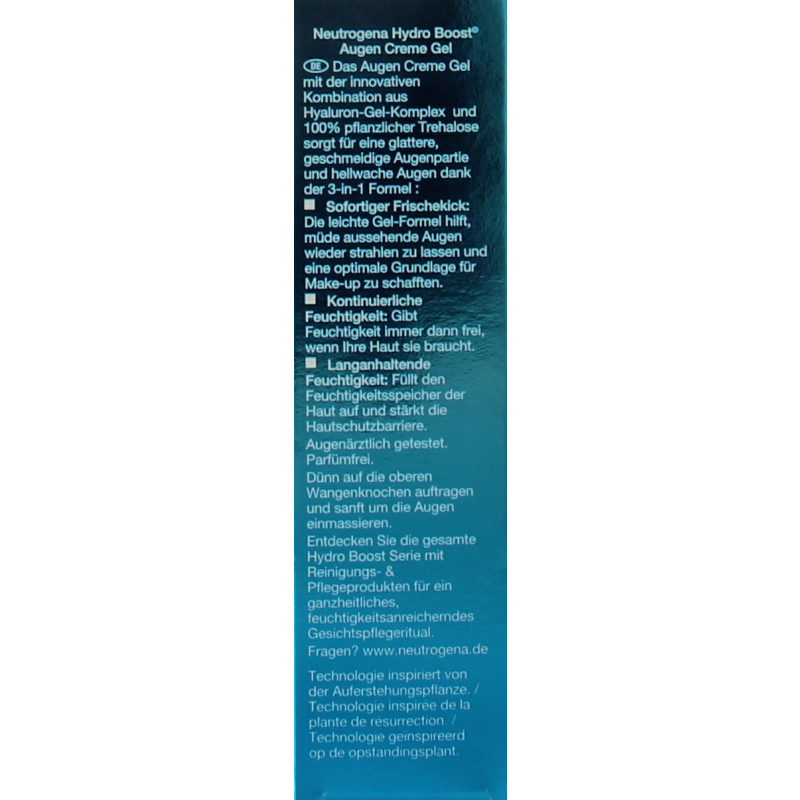 Neutrogena Hydro boost oog gel 15 Milliliter