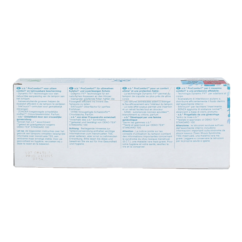OB Tampons procomfort super plus 16 Stuks