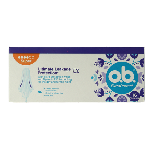 OB Tampons extra protect super 16 Stuks