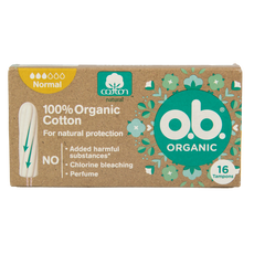 OB Tampons organic normal 16.00 Stuks