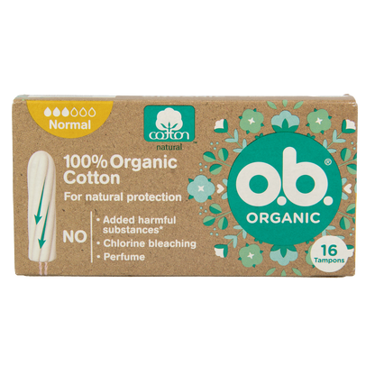 OB Tampons organic normal 16.00 Stuks
