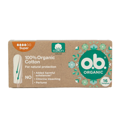 OB Tampons  organic super 16.00 Stuks