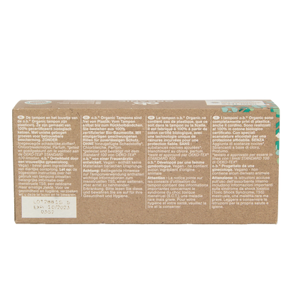 OB Tampons  organic super 16.00 Stuks